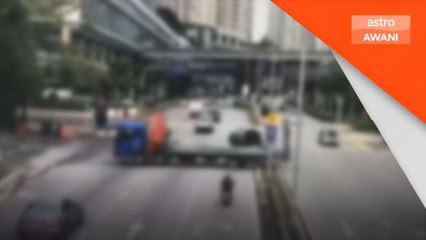 Penunggang motosikal terbunuh dilanggar lori berundur secara tiba-tiba