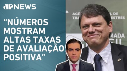 Cristiano Vilela analisa liderança de Tarcísio em pesquisas para o governo de SP