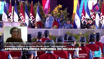 Juan Diego Barberena: 'Reforma constitucional en Nicaragua es equiparable a regresar al siglo XVIII'