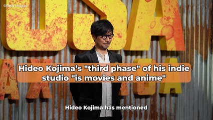 Hideo Kojima’s Next Phase Is Movies And Anime