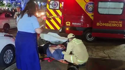 Motociclista fica ferido ao colidir contra Fiat Cronos no bairro São Cristóvão