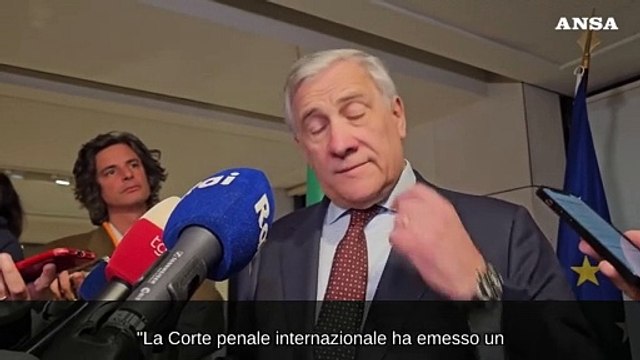 Mandato d'arresto per Netanyahu e Gallant, Tajani: Sosteniamo la Cpi, valuteremo