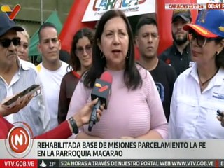 Alcaldía de Caracas entrega rehabilitada la Base de Misiones “Parcelamiento La Fe” en Macarao