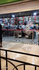 walking at the mall
