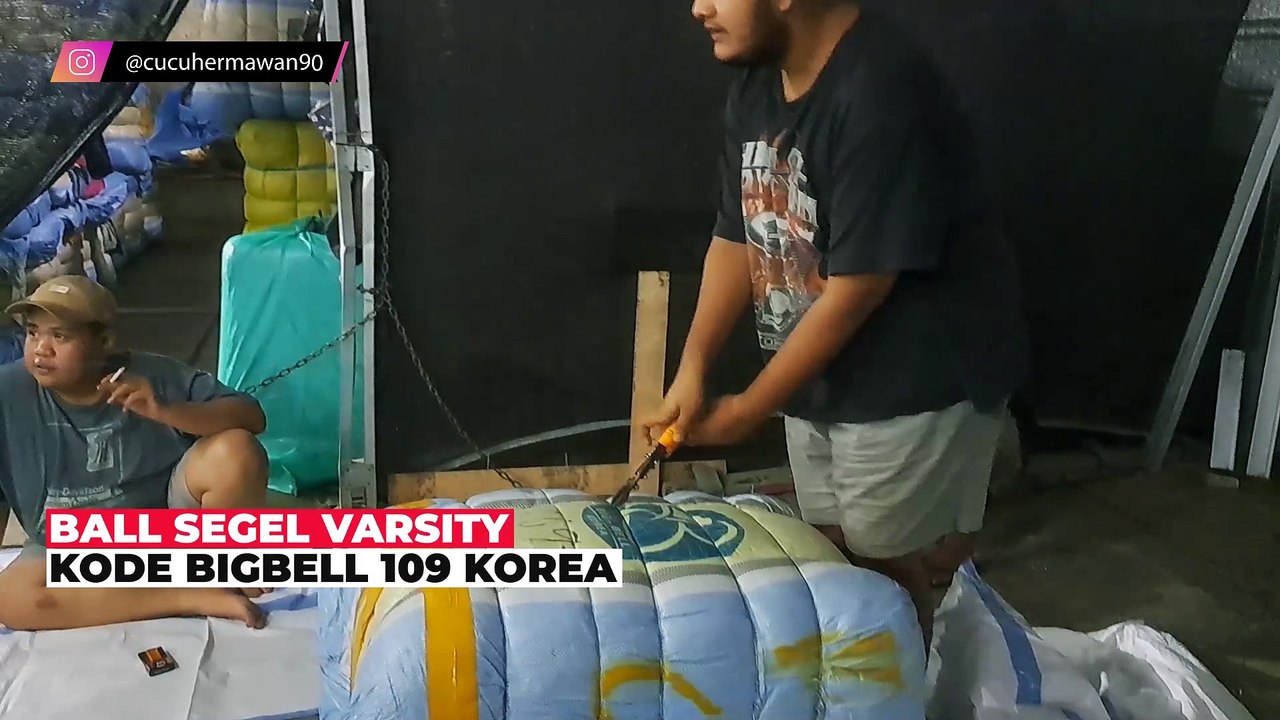 BONGKAR BALL VARSITY KODE BIGBELL 109 KOREA - Ball Segel Thrifting Import