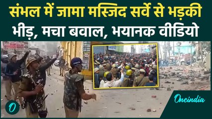 Sambhal Shahi Jama Masjid: शाही जामा मस्जिद के सर्वे से भड़के Muslims, किया पथराव |  वनइंडिया हिंदी