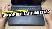 Dell Latitude E7280 - Clean, New Thermal, Replace Battery Disassembly, Tear Apart