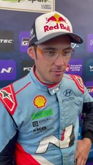 Thierry Neuville après son premier titre mondial en WRC