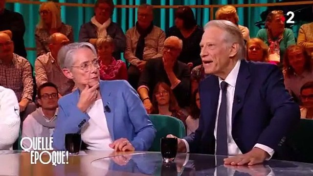 Dominique de Villepin dénonce dans Quelle époque sur France 2, le comportement d' Israël qui ne respecte pas le droit international : Moi, je ne 'accepte pas et je me bats contre ça