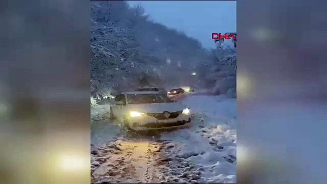 BURSA\'da kar; Uludağ\'da kar kalınlığı 20 santimetreye ulaştı (2)