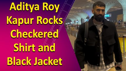 Aditya Roy Kapur Spotted at Mumbai Airport, Nails Effortless Chic