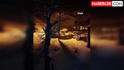 Sinop'un Yüksek Kesimlerinde Kar Yağışı Etkili Oldu