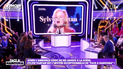 Sylvie Vartan a expliqué hier soir dans "Face à Hanouna" pourquoi elle a décidé de faire ses adieux à la scène : "C'est un point final irrévocable. Je ne veux surtout pas me traîner sur scène !"