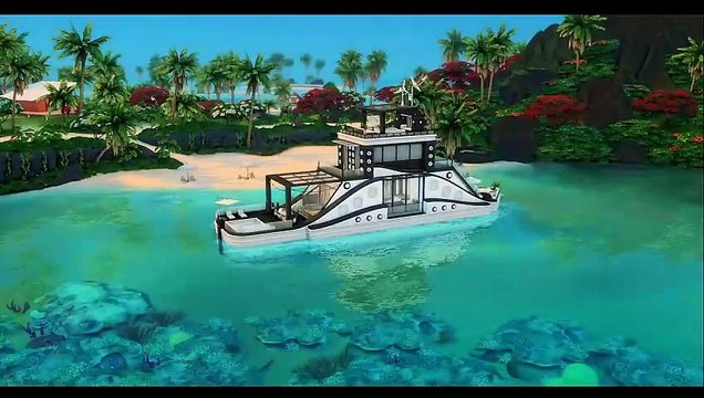 The Sims 4 || Sulani Yacht || STOP MOTION || NoCC