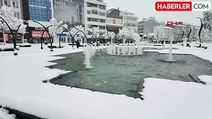 Bolu'da kar kalınlığı 28 santimetreye ulaştı