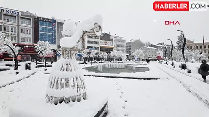 Bolu'da kar kalınlığı 28 santimetreye ulaştı