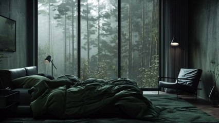 [Deep Sleep] Stop Overthinking - Slow Down An Overactive Mind - Calm Down And Relax | Rainy Day