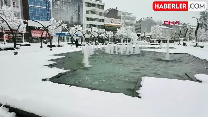 Bolu'da kar kalınlığı 28 santimetreye ulaştı