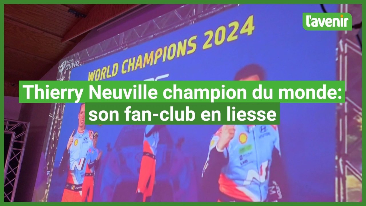 Thierry Neuville champion du monde WRC : son fan-club en liesse