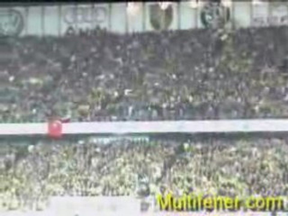 55.000 CRAZY FANS JUMPING! GREAT ATMOSPHERE OF FENERBAHCE!