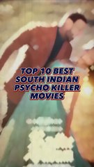 Top 10 Best South Indian Psycho Killer Movies 😈💥 #shorts #ratsasan#psycho