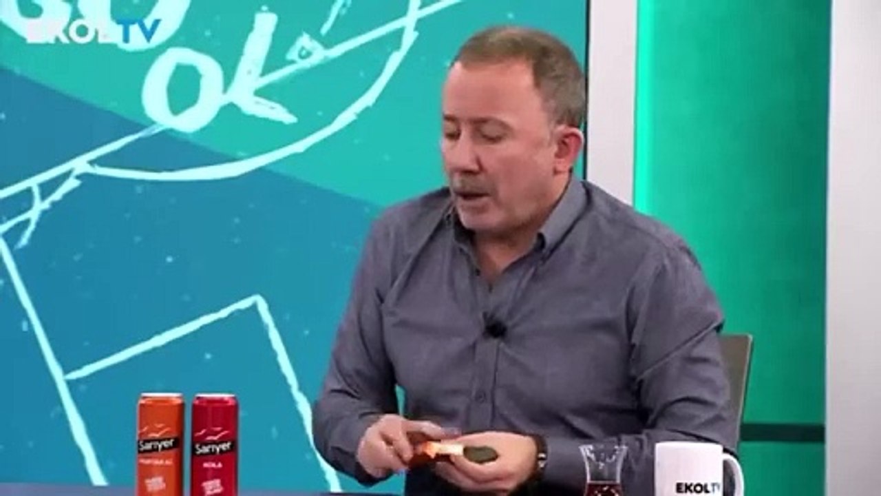 Yayında sinirlenen Sergen Yalçın'a mola