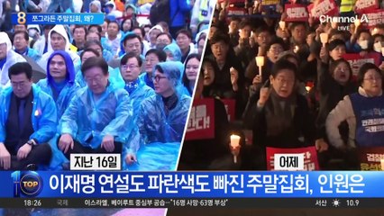 쪼그라든 주말 장외집회, 왜?