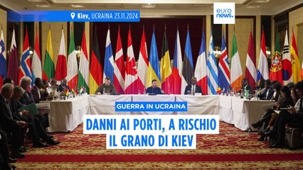 Guerra in Ucraina, Zelensky: "321 strutture portuali danneggiate, a rischio le esportazioni di cereali"