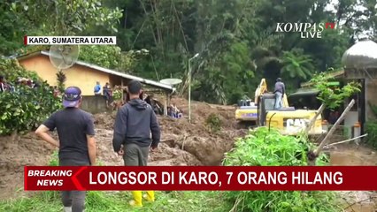 Tanah Longsor Terjang Karo Sumut, Korban Dalam Pencarian