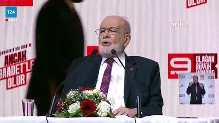 Karamollaoğlu "Netanyahu’nun elini sıkanlar Kemal Kılıçdaroğlu'nun elini sıktık diye bizi hain ilan ettiler" dedi, AKP'liler salonu terk etti