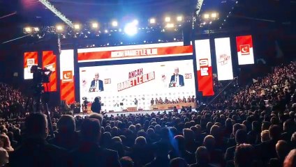 Karamollaoğlu, Kılıçdaroğlu'ndan örnek verdi, sloganları duyan AKP'liler 'kaçtı'