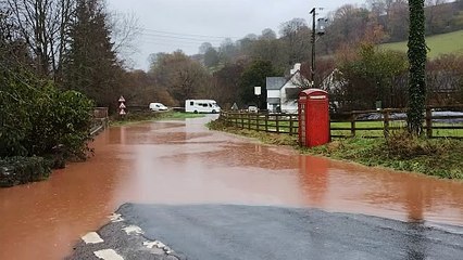 Storm Bert affects Skenfrith