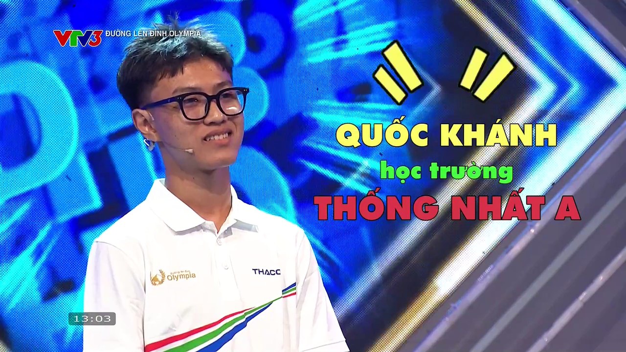 VTV3 - Đường lên đỉnh Olympia năm thứ 25 - Cuộc thi Tuần 2 - Tháng 2 - Quý 1 (24/11/2024) [FULL]