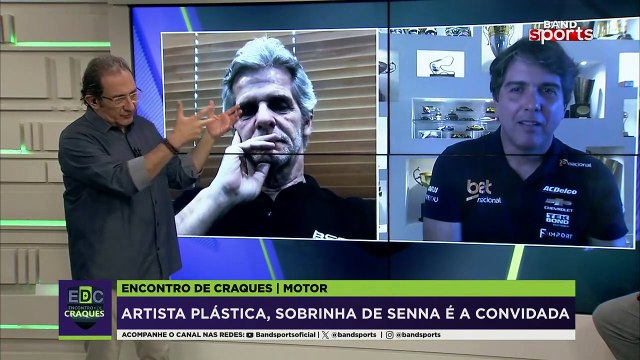 CACÁ BUENO MOSTRA SEU CARINHO POR AYRTON SENNA: É A PRINCIPAL FIGURA DO AUTOMOBILISMO | ENCONTRO DE CRAQUES