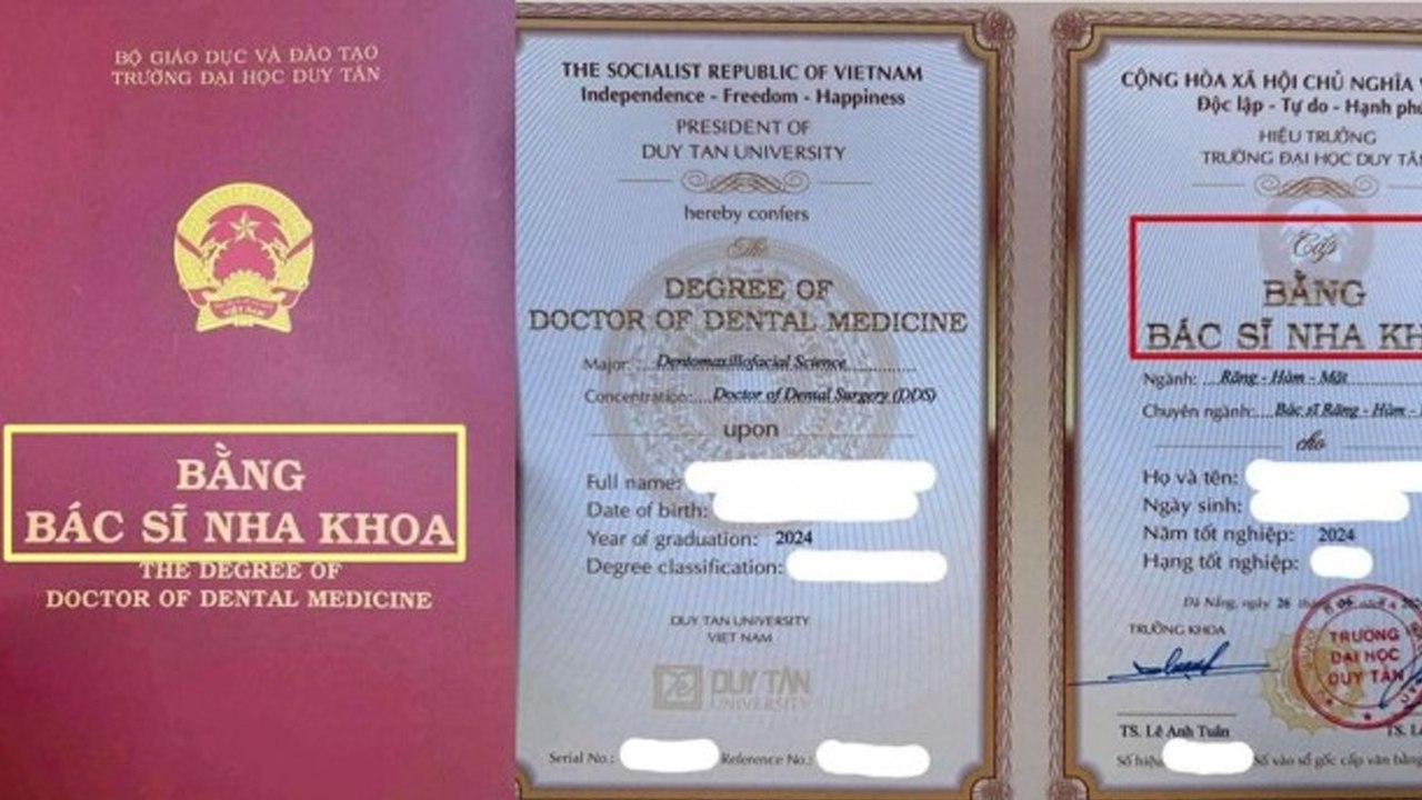 "Nhầm lẫn" giữa bằng bác sĩ răng hàm mặt và nha khoa, trường Đại học Duy Tân sửa sai gấp | VTC Now