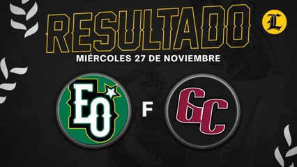 Resumen Estrellas Orientales vs Gigantes del Cibao 26 de Noviembre del 2024
