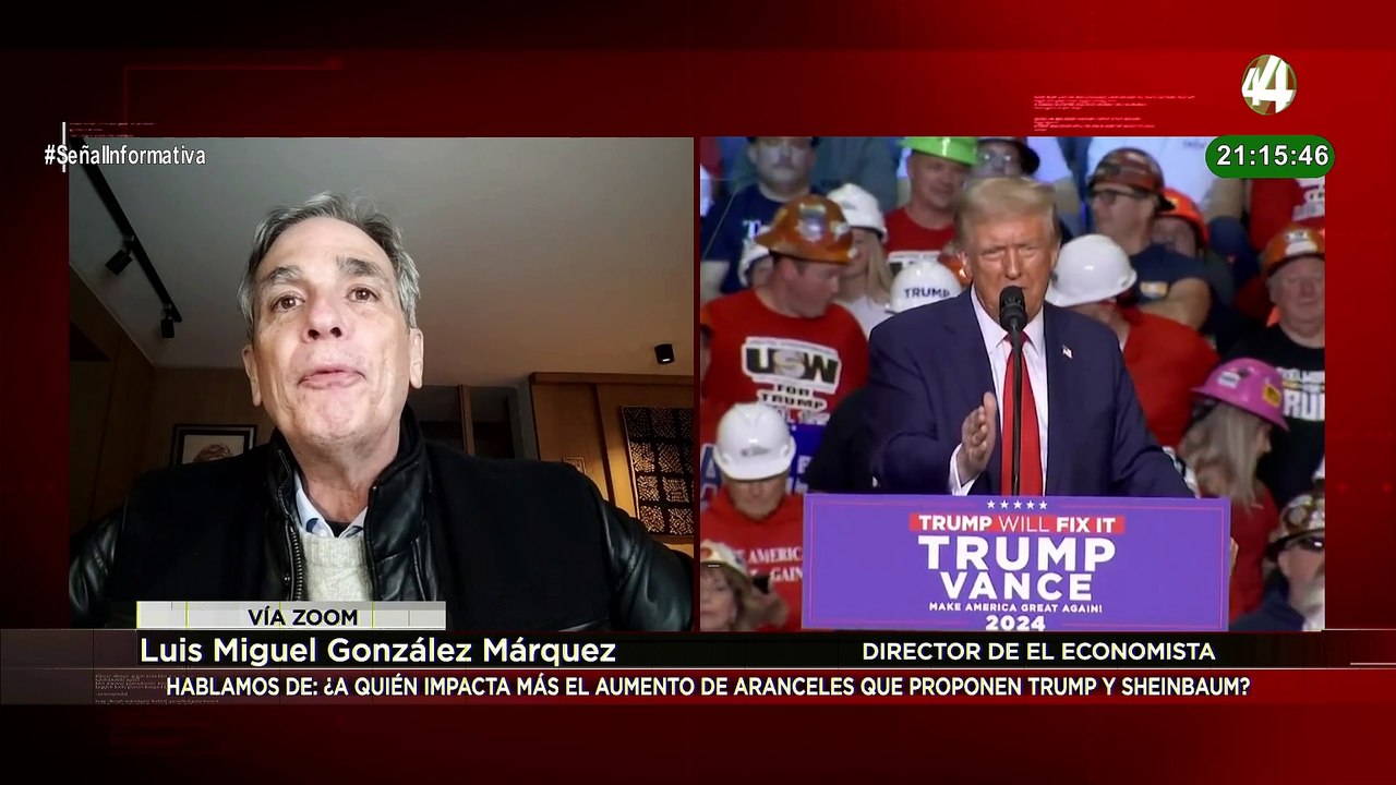 Luis Miguel González habla sobre el posible aumento de aranceles entre México y Estados Unidos