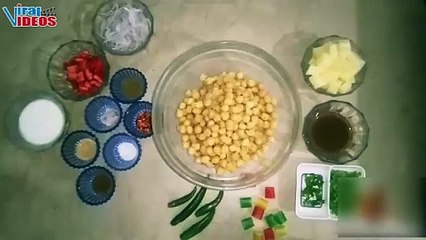 Chana Chaat Recipe | Special Chana Chaat Recipe | Aloo Cholay Chana Chaat Recipe |