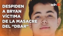 Dan último adiós a Bryan, víctima de la masacre del  