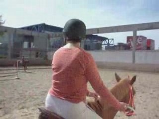 Oceane et ix saut d'obstacle