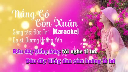 KARAOKE | Nắng Có Còn Xuân | Dương Hoàng Yến | Minh Ngọc Studio