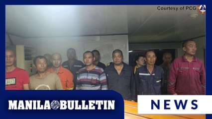 PCG finds 13 undocumented Chinese crew, PLA-like uniform aboard dredger vessel in Bataan
