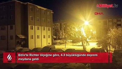 Bitlis'te 4.3 büyüklüğünde korkutan deprem! AFAD duyurdu