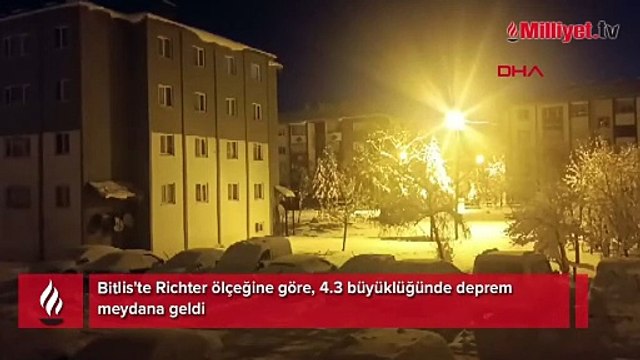 Bitlis'te 4.3 büyüklüğünde korkutan deprem! AFAD duyurdu
