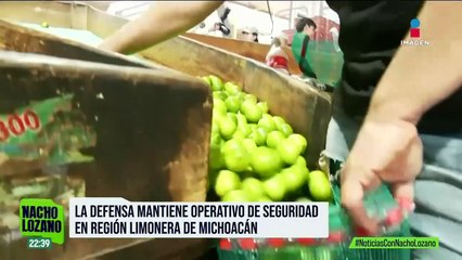 Mantienen operativo de seguridad en región limonera de Michoacán | Noticias con Nacho Lozano