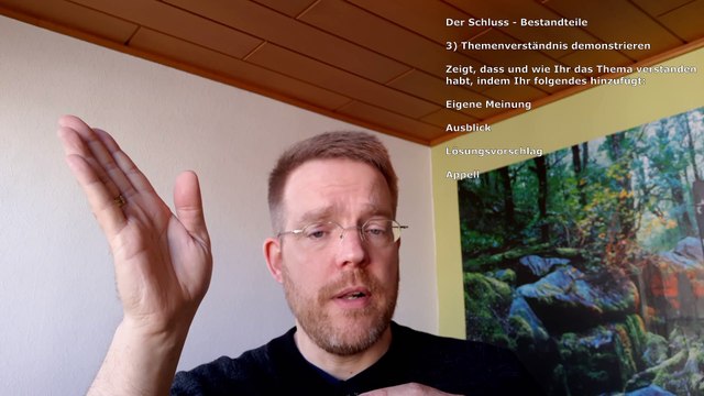 telc Deutsch C1 – Prüfung / 12 / Schreiben – Der Schluss (Aufbau und Beispiele)