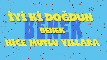 İyi ki doğdun BENEK - İsme Özel Ankara Havası Doğum Günü Şarkısı (FULL VERSİYON) (REKLAMSIZ)