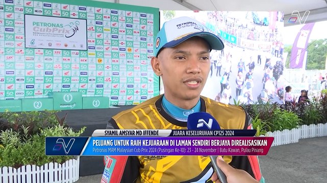 Syamil Amsyar muncul pemenang keseluruhan CP125 Cubprix 2024