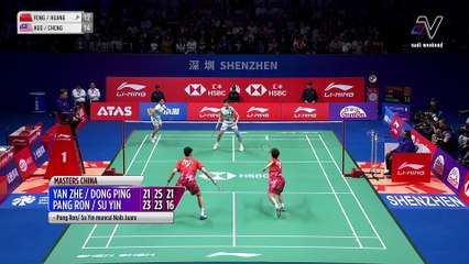 Pang Ron/ Su Yin muncul naib juara Masters China 2024