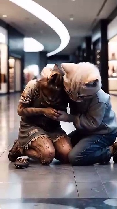 Cute Cats couple Sad Feel Story Insult Hybrids❤️#shorts#hybrids#shorts#animals